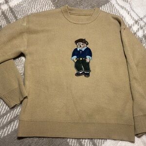 Ralph Lauren INSPIRED Bear Sweater - Beige